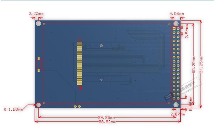 TFT LCD โมดูล 320x480 สี3.5นิ้วต่อกับArduinoUNO/mega2560 ได้เลย
